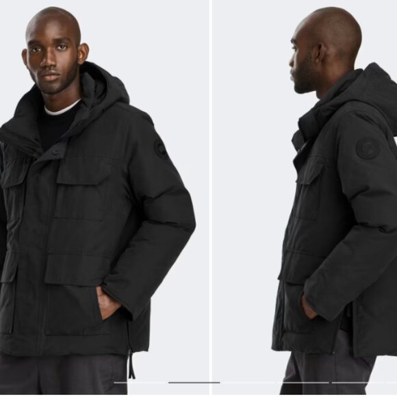 Canada Goose Black Label Maitland Parka Puffer Coat Size Medium EUC - Picture 3 of 16